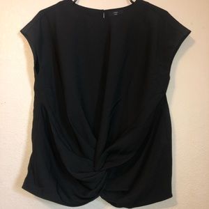 NWT J. Crew 365 black blouse